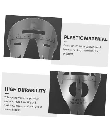 FOMIYES 2 Pcs Manicure Tools Eyebrow Tracer Makeup Ruler Lip Ruler Paint Pen Eyebrow Trimming Eyebrow Pencil - Buy Online on GoSupps.com