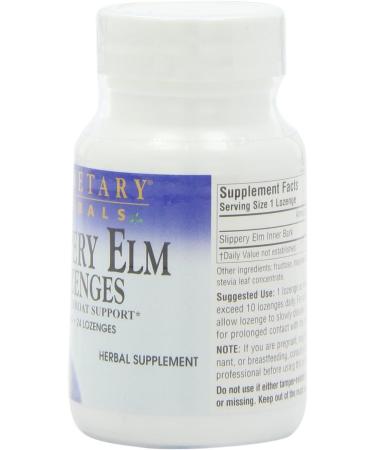 Planetary Herbals Slippery Elm Lozenges 24 ct - Herbal Throat Support - Buy Online on GoSupps.com