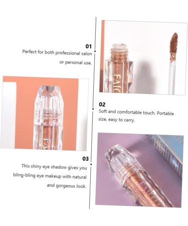 FOMIYES 2 pcs Gloss Shadow Women Shimmer Waterproof for Eyes Fluid Liquid Eye Lasting Glitter Shiny 1 count (Pack of 1) As Shownx2pcs - Buy Online on GoSupps.com