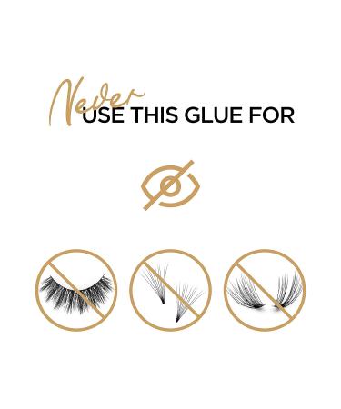 LASHVIEW Eyelash Extension Glue - Precise Drop Technology, 1 Sec Dry Time, 10ml - Buy Online on GoSupps.com