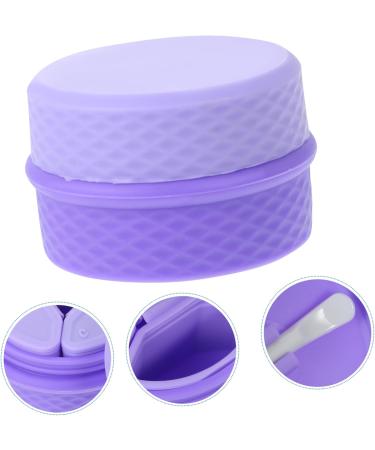 ABOOFAN 2 Sets Cream Box Travel Makeup Jar Makeup Pots Container Travel Container for Cream Leakproof Cosmetic Jar Salve Jar Lotion Cream Jar Purple Storage Box Airless Vacation Silica Gel - Buy Online on GoSupps.com