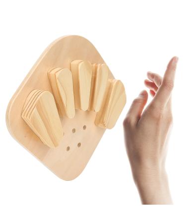 ZJchao Hand Finger Separator Orthosis Extension Board Splint Finger Splints Separate Plate Training Extension Board Comfortable & Finger Separation(M)