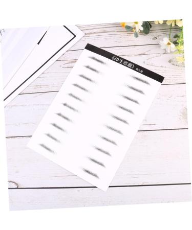 Ipetboom 6 Sheets Pairs Eyebrow Transfer Eyebrow Makeup Tools Simulation Eyebrow Sticker Disposable 6d - Buy Online on GoSupps.com