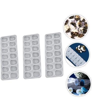 VILLCASE 9 Pcs Rune Pendant Mold Silicone Molds Handmade Mold for Craft Resin Rune Mold Cake Mold Manual - Buy Online on GoSupps.com