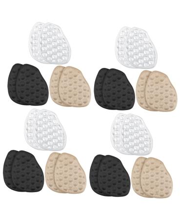 FOMIYES 12 Pairs High Heels Forefoot Pad Ladies Pumps Insoles for High Heels Rustic Foot Cushions High Heels Half Pads Pumice Stone for Feet Womens Shoe Inserts Kitten Heel Soft Particles
