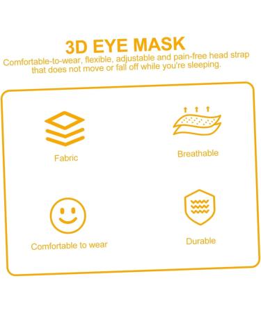 Masque de Sommeil Bandeau pour Yeux Masque Nuit Sommeil Cache-yeux Dormir Paisiblement sans Pression Voyages Maison - Buy Online on GoSupps.com