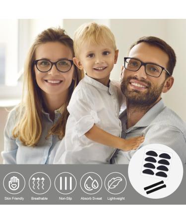 Buy SWIRLCOLOR D-Shape Glasses Nose Pads (24 Pairs) & Elastic Knit Bracket Covers (4 Pcs) - Perfect Accessories for Sunglasses & Reading Glasses - International Shipping Available - Buy Online on GoSupps.com