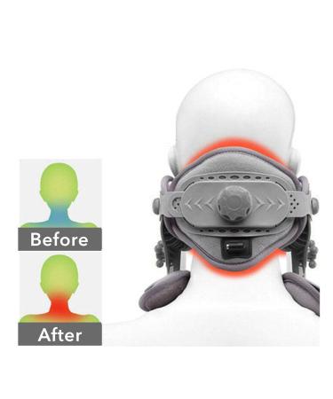 Adjustable Cervical Neck Traction Device | Electric Neck Stretcher & Support Brace for Home Use - International Shipping Available - Buy Online on GoSupps.com