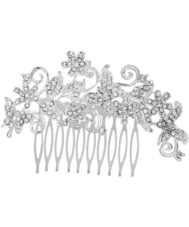 FRCOLOR Bridal Wedding Hair Comb Wedding Tiara Rhinestone Comb Pearls Tiara Hair Clips Hair Clips Wig Hair Comb Slide Clip Hairpiece Hair Comb with Rhinestones Vintage Headpiece Hair Pin - Buy Online on GoSupps.com
