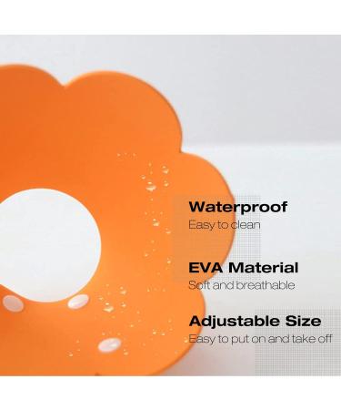 Soft Protective Collar for Cats - 2 Piece Neck Rope Sunflower Design Post-Surgery Recovery Collar (Orange S) - Buy Online on GoSupps.com