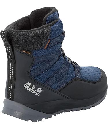 Jack Wolfskin Polar Bear Texapore High K Hiking Boot - Big Kid (8-12 Years) | Blue/Black | Size 3.5 - Buy Online on GoSupps.com