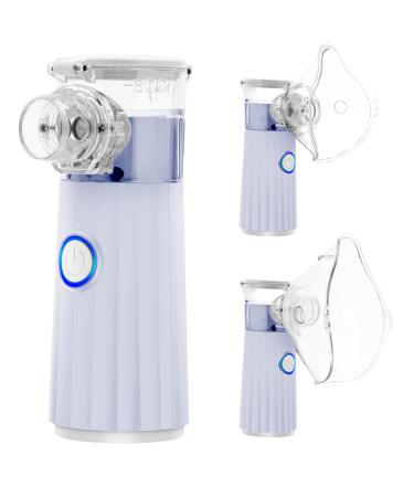 Portable Nebulizer Machine for Adults and Kids Handheld Nebulizers Personal Steam Atomizer for Breathing Problems with 1 Set Accessories Steam Inhaler for Travel and Home Use