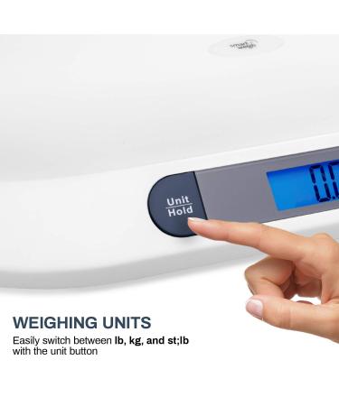 Multi-Function Digital Baby Scale  Electronic Weigh 44lbx0.4oz Comfort Digital Baby Scale Infants Toddlers LCD Show for Babies & Small Children(CA NJ Warehouse) - Buy Online on GoSupps.com
