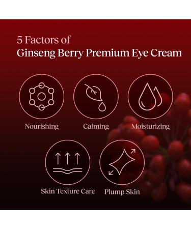 CLIV Ginseng Berry Premium Moisturizing Eye Cream with Ginseng Berry Fermentation Filtrate (Eye Cream 1.01 fl.oz) - Buy Online on GoSupps.com