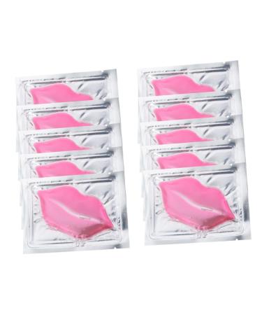 Mikinona 15Pcs Collagen Lip Mask Exfoliating Lip Care for Women Nourishing Hydrating Formula Compact Travel Restores Texture Color