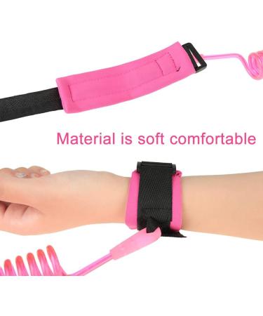 MOTTDAM 2 Pcs Anti Lost Wristband 1.5M Baby Safety Wrist Link Belt Walking Hand Belt Strap Leash Wire Rope for Child Toddler Kids Blue + Pink - Buy Online on GoSupps.com