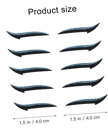 Didiseaon 80 Pairs Eyeliner Stickers Eye Makeup Tools Stiker Reusable Double Eyelid Tapes Skin Patch Eyes - Buy Online on GoSupps.com