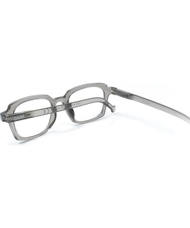 Gian Marco Venturi Unisex Sondrio Reading Glasses - Grey M | International Shipping Available - Buy Online on GoSupps.com