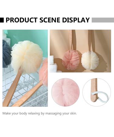 2nd Bathing Brush with Long Handle | Luffa Back Brush & Shower Sponge for Body Care - Buy Online on GoSupps.com