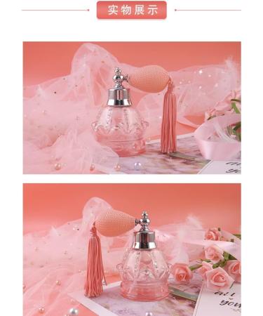 100ml Vintage Glass Refillable Perfume Spray Bottle - Perfect Atomizer Diffuser for Xmas Gifts - Buy Online on GoSupps.com