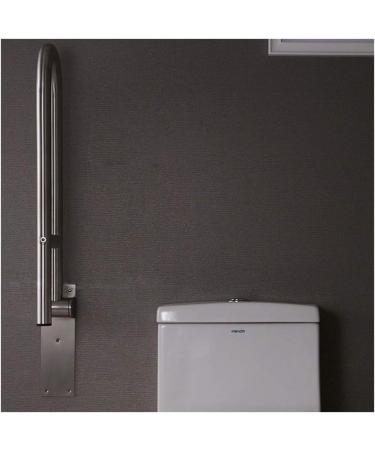 Bathroom Grab Bar Safety Support Rail Bathroom Safety Grab Bar Non-slip Handrail Stainless Flip-Up Screw-In Bathroom Grab Bar Suitab - Buy Online on GoSupps.com