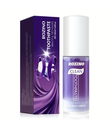 Purple Toothpaste Purple Whitening Toothpaste for Fresh Breath & Sensitivity Relief Deep Cleaning Stain Removal Whitening Press Bottle (1.02OZ Fresh Mint) Fresh Mint 1 Fl Oz (Pack of 1)