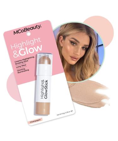 MCoBeauty Highlight and Glow Stick - Luminous Cream Balm Highlighter Stick - Champagne - 0.35 Oz - Buy Online on GoSupps.com