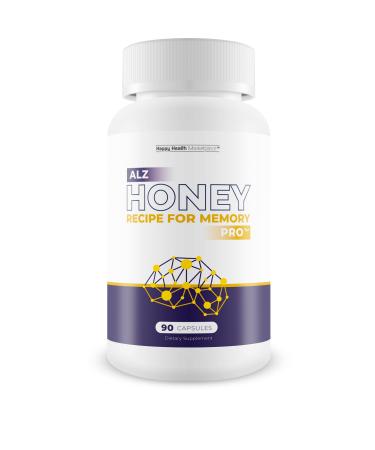 ALZ Honey Recipe for Memory - Our Best Brain Focus and Memory Supplement - Brain Booster Mental Clarity and Focus Supplements - Japanese Honey Trick Brain Health - Nootropics Brain Support Supplement