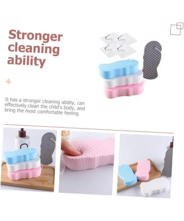 Mobestech 3 Sets Children's Bath Sponge Cleaning Sponges for Household Use Kids Tools Sponge Bath Brush Foam Body Wash Spa Accessories Bath Accessories PVA Cleaning Brush 3D Portable - Buy Online on GoSupps.com