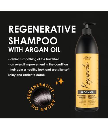 JOANNA PROFESSIONAL_Argan Oil Regenerating Hair Shampoo regenerating shampoo with argan oil 1000ml - Buy Online on GoSupps.com