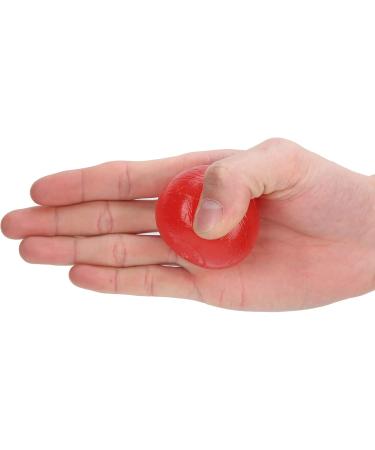 Verdant Touch Hand Grip Ball 5 Pack - Stress Relief Massage Grip Balls for Office & Home - Red Peach Shape - International Shipping Available - Buy Online on GoSupps.com