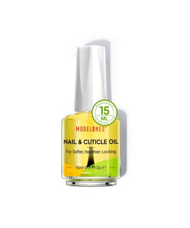 modelones Cuticle Oil, 15ml Nail & Cuticle Care Strengthener Oil Vitamin E + B Fragrance-Free Cuticle Revitalizing Oil for Nail Growth and Gel Nail Polish D-1Pc cuticle oil