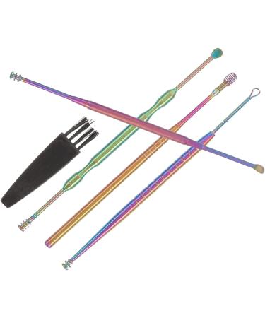 Ear Wax Remover Kit - Set of 3 Stainless Steel & Plastic Ear Cleaning Tools - Buy Online on GoSupps.com