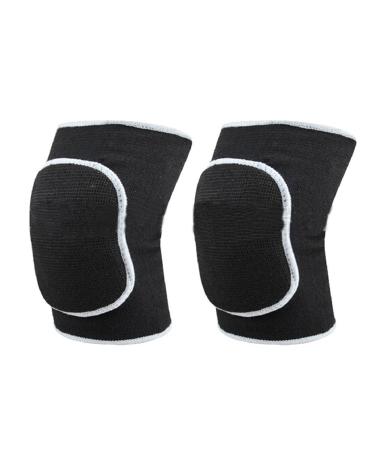 Elastic Breathable Anti Slip Running Knee Pads Dance Knee Support Brace Knee Sleeves Protector Black