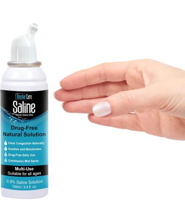 Buy Saline Mist 0.9% NaCl - Multi-Purpose Saline Spray for Wound Care Piercing Aftercare & Dry Sinuses | Drug-Free 100 ml - International Shipping Available - Buy Online on GoSupps.com