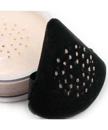 Washable Triangle Shape Powder Puff Mini Cosmetics Soft Cotton Face Powder Lightweight Puff Makeup Tools Beauty Puff Sticking Evenly Cosmetic Tools (Triangle Black_3pcs) - Buy Online on GoSupps.com