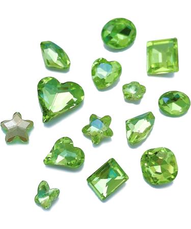 30Pieces Pointed Bottom Nail Rhinestones for Nails Art Decorations Crystal Glass Stone Manicure Nail Decoration Part Nail Decoration Stones Decorative Nail Jewels Nail Art Supplies - Buy Online on GoSupps.com