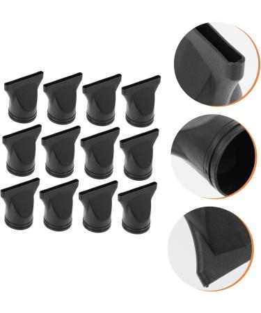 VINTORKY 12pcs Hair Dryer Air Collector Hair Blower Narrow Concentrator Straight Hair Dryer Nozzle Black - Buy Online on GoSupps.com
