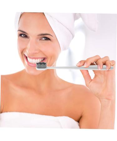 Healvian 8 pcs Soft Toothbrush Set | Extra Soft Nylon 3-Sided Travel Toothbrush for Sensitive Teeth | Gentle Reusable White Toothbrushes - Buy Online on GoSupps.com