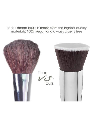 Flat Top Kabuki Foundation Brush - Seamless Makeup Application Tool for Liquid Cream & Powder - Ideal for Buffing & Blending | International Shipping Available - Buy Online on GoSupps.com