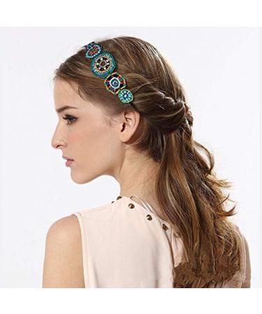 inSowni 7 Pack Handmade Rhinestone Crystal Beaded Headbands for Women, Girls, Brides - Buy Online on GoSupps.com