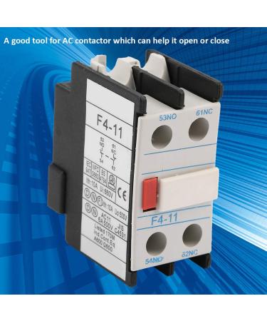 Ladn11 Auxiliary Contact Open Close Auxiliary Contact Stable Practical Convenient Portable Light Weight for Electronic Component Ac Contactor - Buy Online on GoSupps.com