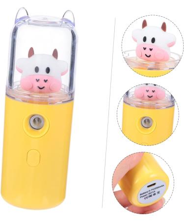 Balacoo Personal Humidifier Moisturizer Mini Travel Steamer Mini Humidifier Spray Cartoon Humidifier Carry Plate 3.8x3.8x10.8cm Yellow - Buy Online on GoSupps.com