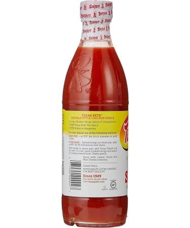 Texas Pete Hot Sauce 340g | Hot sauce with Medium Heat | Perfect Spread over Pizza Burgers and Nachos | Imported from America | Pack of 2 - Buy Online on GoSupps.com