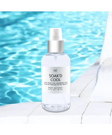 Soak'd Cool Fine Fragrance Mist 4 Fl Oz 118 Ml - a Sophisticated Cool Water Blend of Marine and Green Cooling Mint Crisp Apple Rich Cedarwood and Musk - with Plant Extracts - Buy Online on GoSupps.com