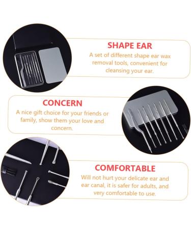 ERINGOGO 1Set Wax Removal Tool Scoop Kit for Safe and Comfortable Cleaning Easy to Use for Family for Friends - Buy Online on GoSupps.com