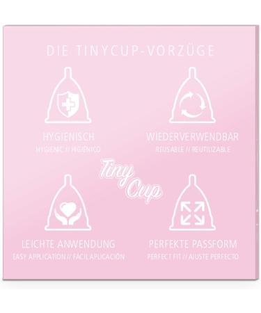 Buy TinyCup Size S - 100% Silicone Menstrual Cup for Comfortable and Eco-Friendly Period Care | International Shipping Available - Buy Online on GoSupps.com