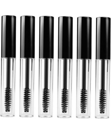BIUDECO 6pcs Empty Eyelashes Bottle Mascara Wand Tubes Eyelash Grower Tube Formal Wear Eyelash Brush - Buy Online on GoSupps.com