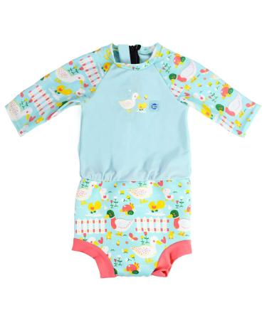 Splash About Happy Nappy Sunsuit Little Ducks 6-14 Months