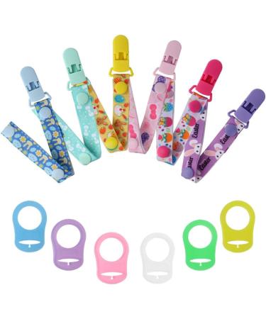 Baby Pacifier Chain with Holder Clip Adapter for MAM Rings - Teething & Chewing Toy Leash for Infants - Buy Online on GoSupps.com